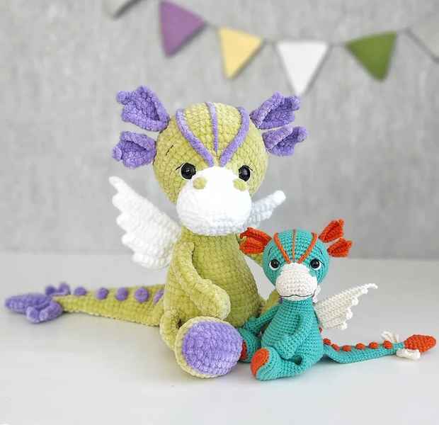 Crochet Pattern Cute Dragon