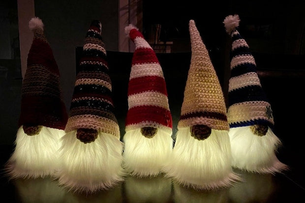 Crochet Glowing Gnomes