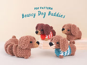 Bouncy Dog Buddies Crochet Patterns Bundle