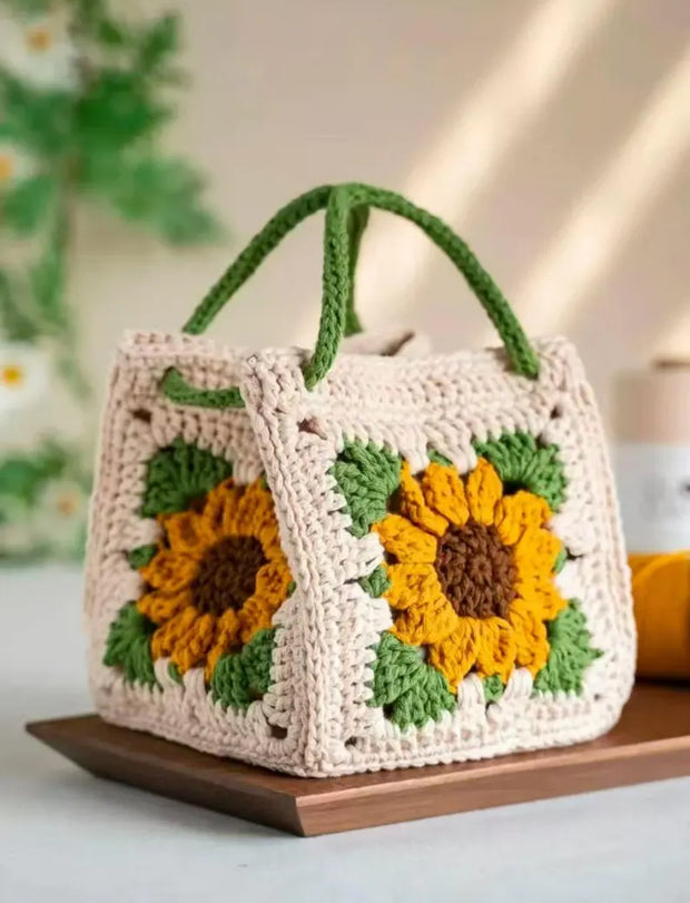Sunflower Crochet Bag Pattern