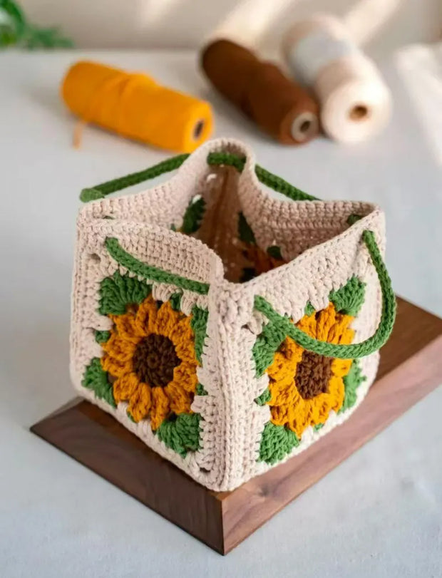 Sunflower Crochet Bag Pattern