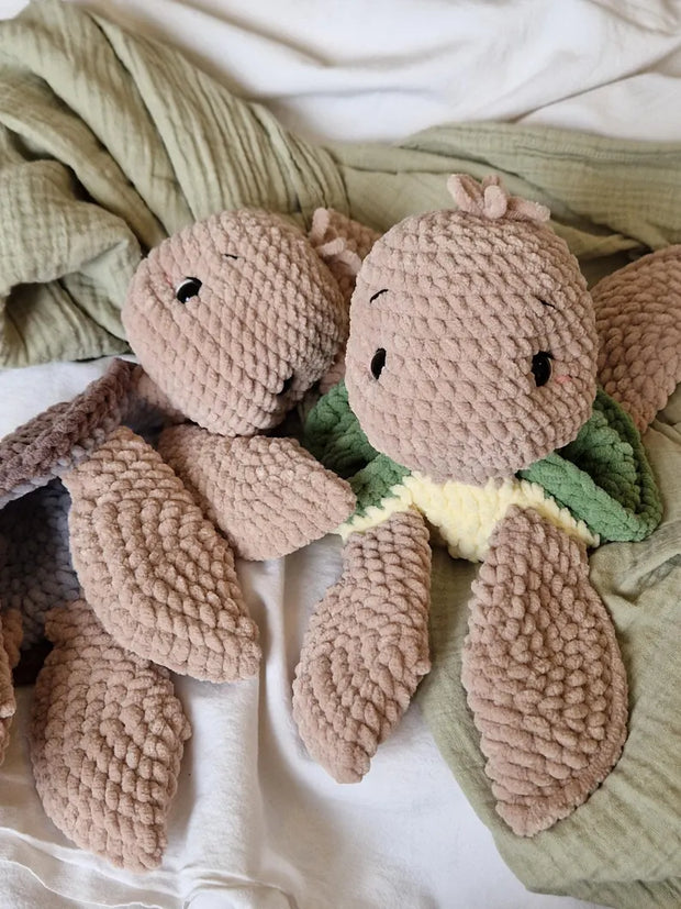 Turtle Leif Crochet Pattern DIY Cuddly Blanket