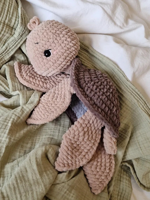 Turtle Leif Crochet Pattern DIY Cuddly Blanket