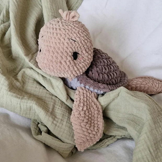 Turtle Leif Crochet Pattern DIY Cuddly Blanket