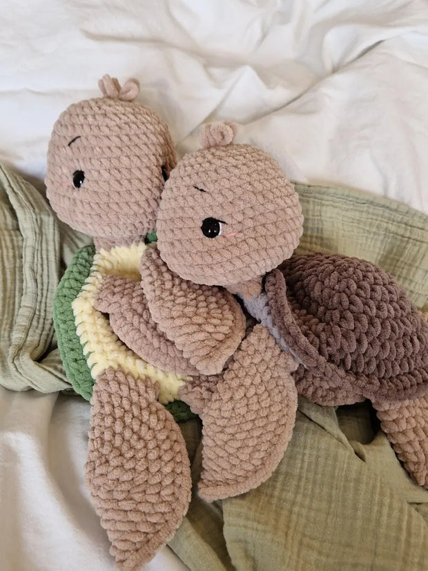 Turtle Leif Crochet Pattern DIY Cuddly Blanket