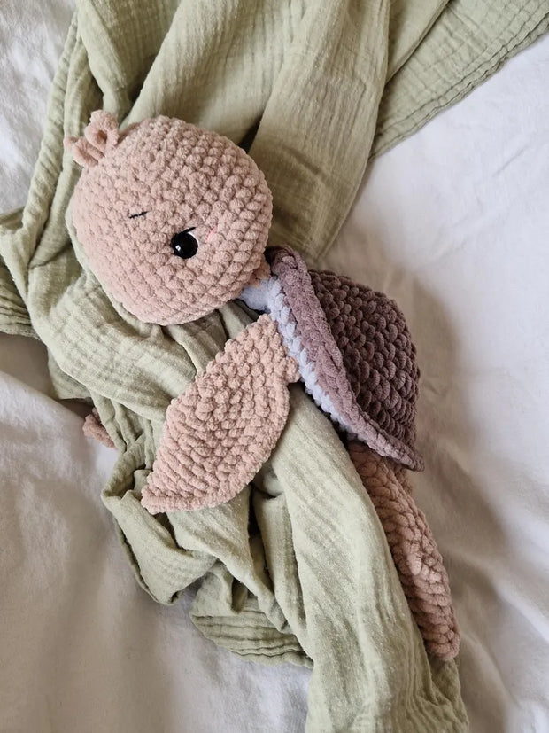 Turtle Leif Crochet Pattern DIY Cuddly Blanket