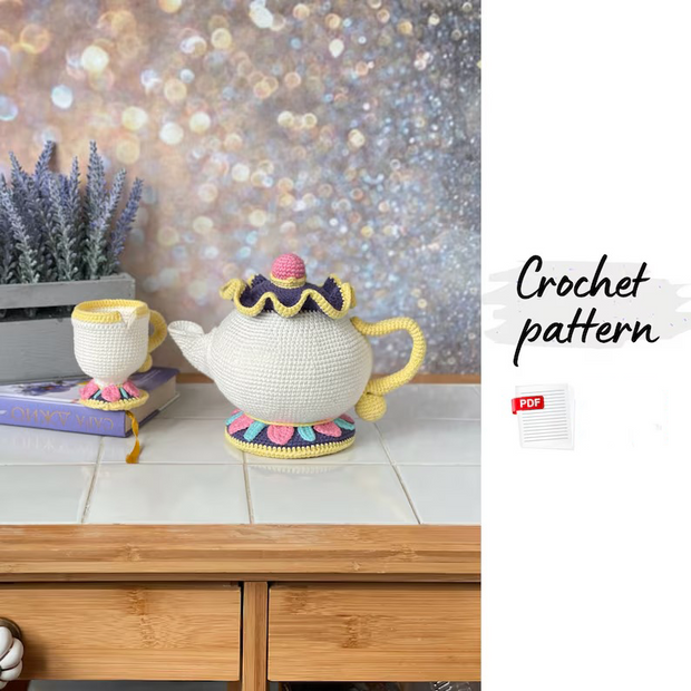 Teapot crochet pattern